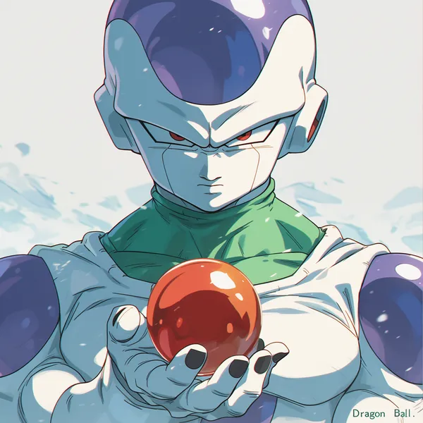 Фриза в стиле аниме Dragon Ball