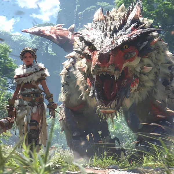 Стилизованный Monster Hunter