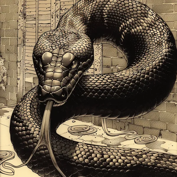 Стилевой этюд змеи