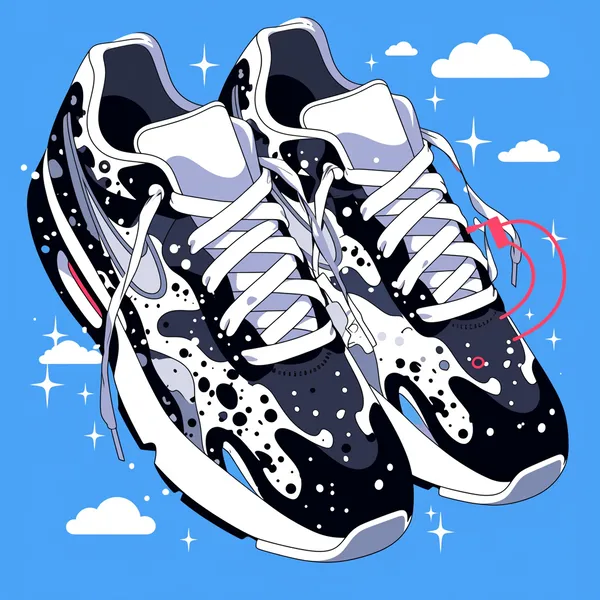 Схемы Air Max в стиле аниме 80-х