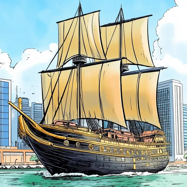 Example of an image generated using the prompt --sref 224194394 in Midjourney with Vintage, Manga art, Comic book style 3