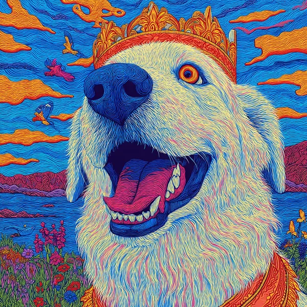 Example of an image generated in MidJourney