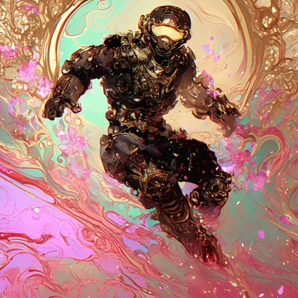 Example of an image generated in MidJourney