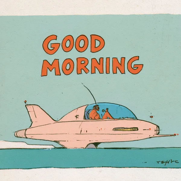 Example of an image generated using the prompt --sref 2544043832 in Midjourney with Illustration, Cartoon, Comic book, Vintage, 2D style 4