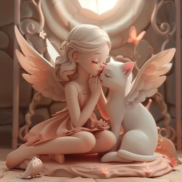 Ангел и кот
