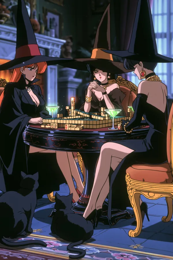 Example of an image generated using the prompt --sref 2930135524 in Midjourney with Anime, Manga art, Illustration, Vintage, Dark fantasy style 3