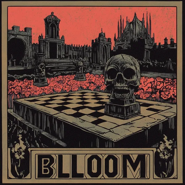 Bloom на шахматной доске в стиле рококо