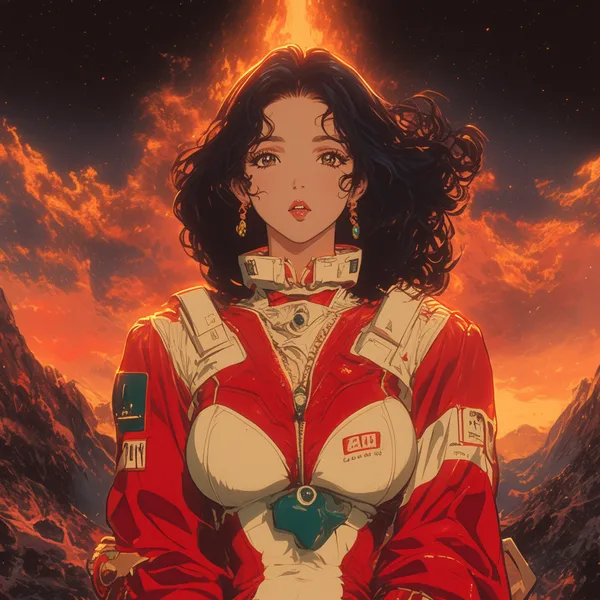 Пилот Gundam с завораживающим взглядом
