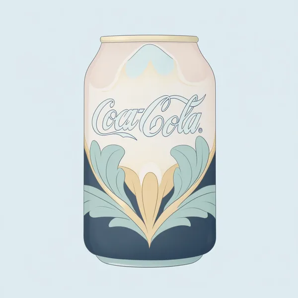 Современная загадочная банка Coca-Cola