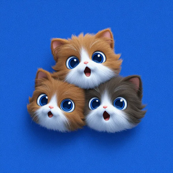 Удивлённые кошки
