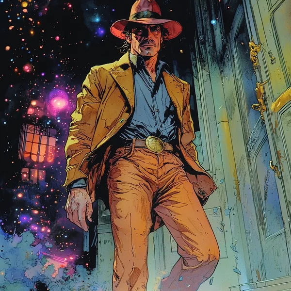 Детализированный векторный этюд в полный рост