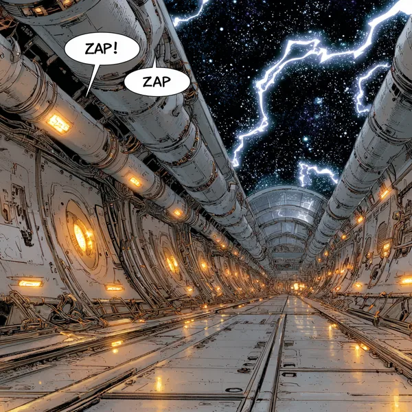 Example of an image generated using the prompt --sref 3831910614 in Midjourney with Comic book, Illustration, Manga art style 3
