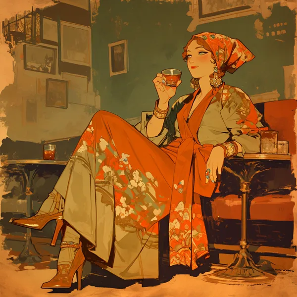 Example of an image generated in MidJourney