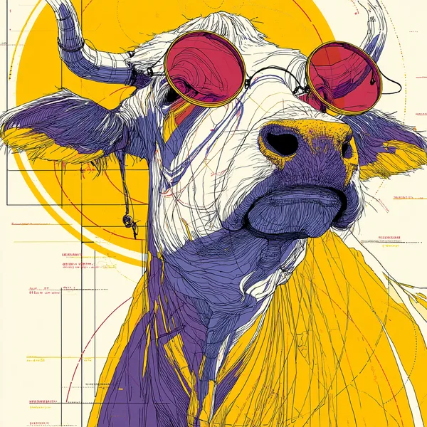 Example of an image generated using the prompt --sref 39810025 in Midjourney with Anime, Illustration, Purple, Yellow style 3