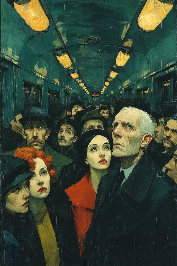 Example of an image generated using the prompt --sref 3997817148 in Midjourney with Oil painting, Dark fantasy, Vintage style 2