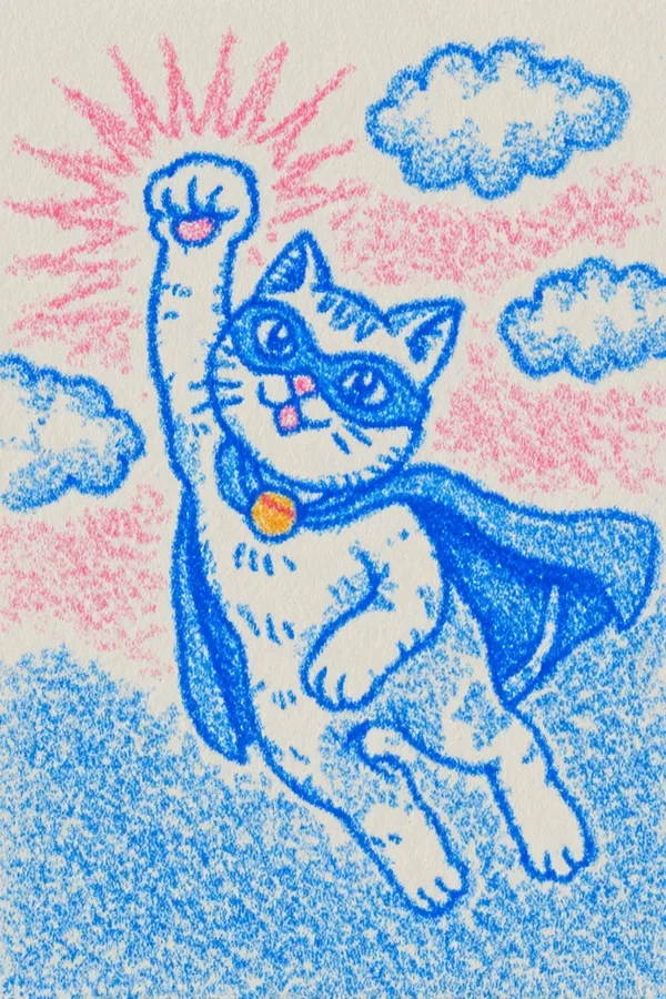 Кот-супергерой