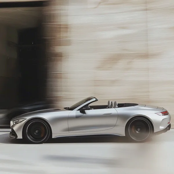 Спортивный кабриолет Mercedes