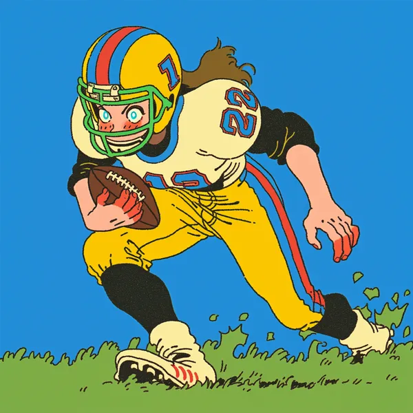 Example of an image generated using the prompt --sref 837262 in Midjourney with Illustration, Cartoon, Blue, Yellow style 1