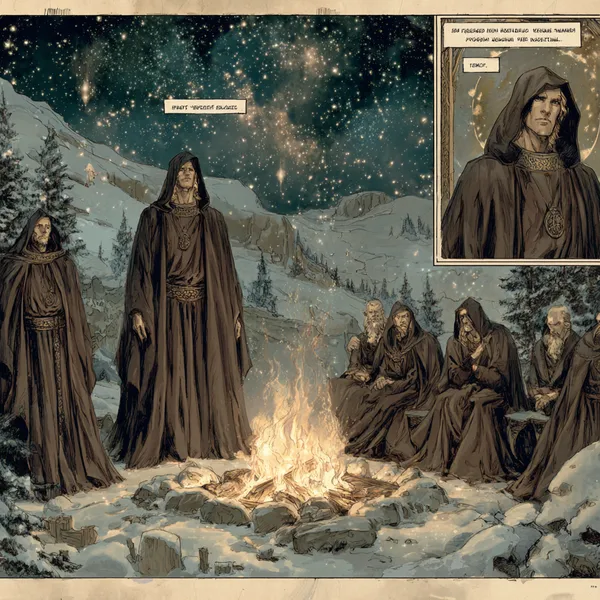Example of an image generated using the prompt --sref 968833677 in Midjourney with Comic book, Manga art, Vector style 3