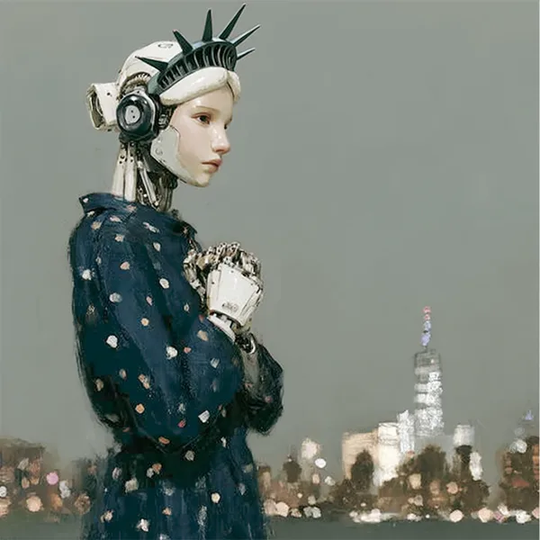 Example of an image generated in MidJourney
