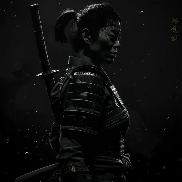 Example of an image generated using the prompt --sref 999999 in Midjourney with Black, Dark fantasy style 4