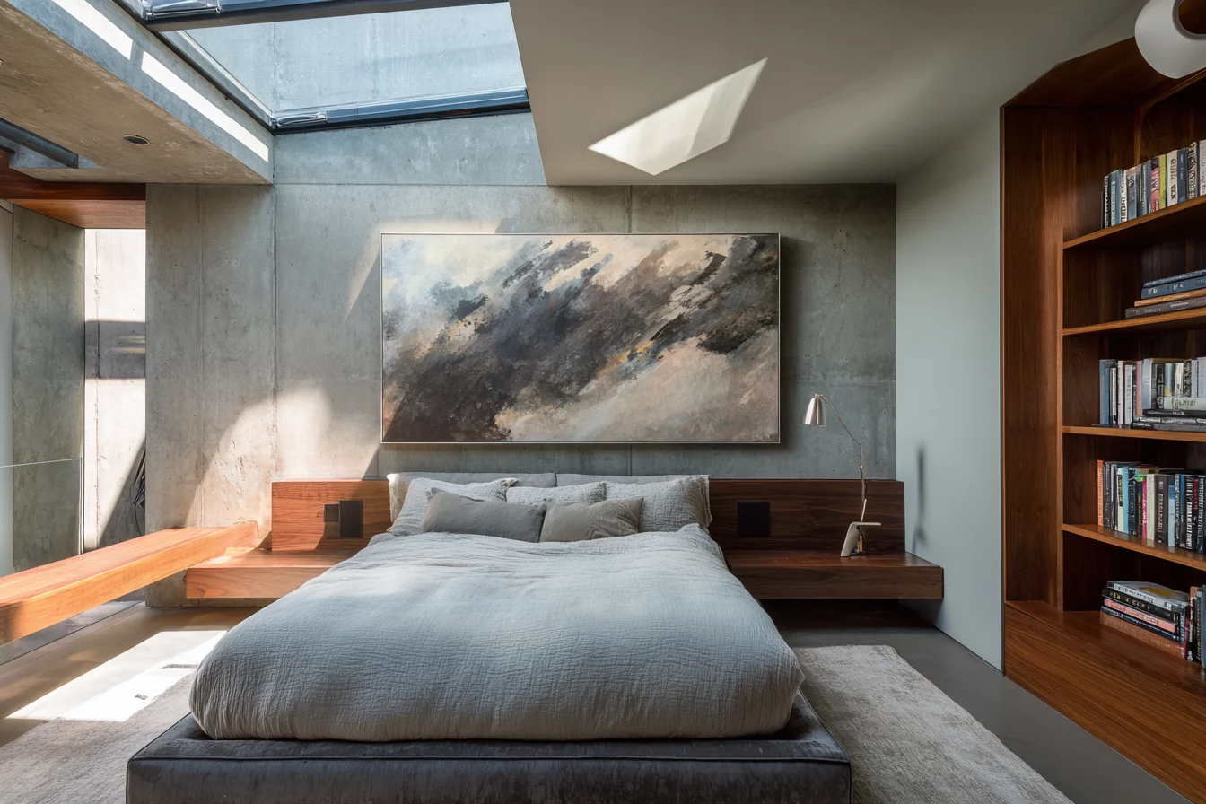 Art-forward loft bedroom by midjourney.png