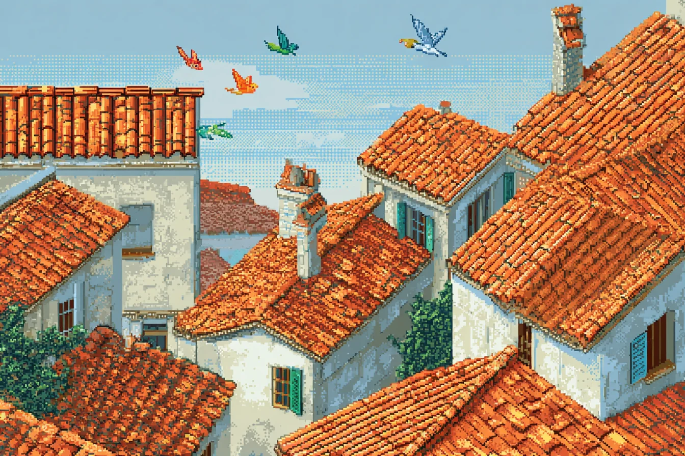 Pixel‑art fantasy castle at sunrise by midjourney.png