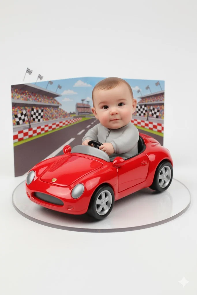 Racing Car Baby Boy Figurine by Gemini.png
